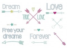 Stickserie - Outlined